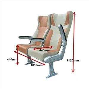 Hágæða bátsæti með armlegg